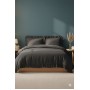 ETEHOMETEX %100 Doğal Pamuk Tek Kişilik Fırfırlı Nevresim Seti 160x220 cm ANTRASİT 8696474232065